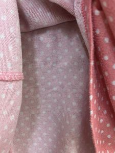Cute Pink Polka Dot Bell Sleeve Top
