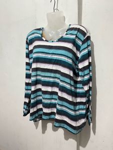 Striped Long Sleeve Top