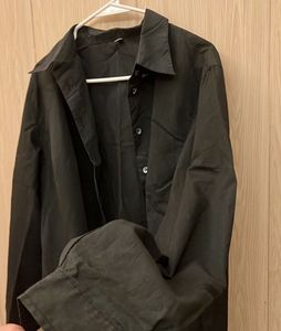 Classic Black Button-Up Shirt