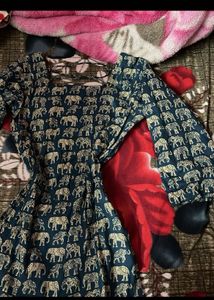 Both Elephant And  Print Mini Dress