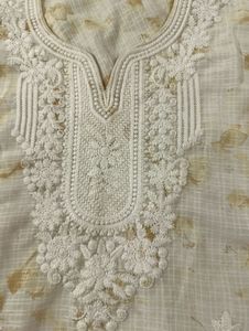 Embroidered Chikankari Kurta