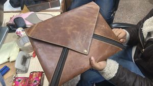 Genuine Leather Envelope Bag