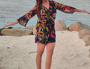 Floral Print Jumpsuit