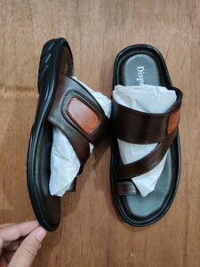 Men's New Chappal In Brown Color