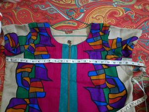 Abstract Print Kurta