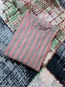elegant a line long t-shirt