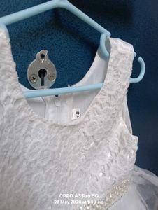 Beautiful White Tulle Baby Dress