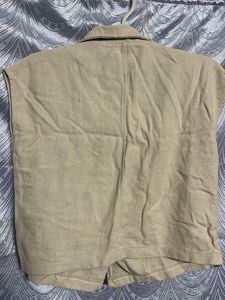Sleeveless Beige vest