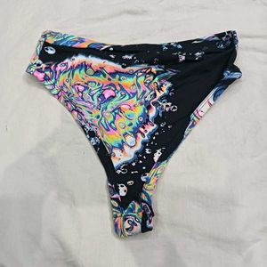 Vibrant🔥 Psychedelic Print Bikini Bottoms