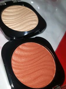 Blush highlighter duo