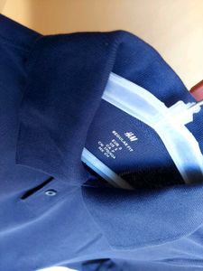 H&amp;M Classic Navy Polo Tshirt for Men