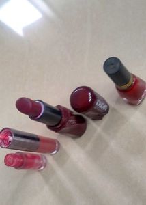 Assorted Lipsticks and Nail Polish Bundle
