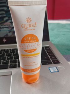 Qurez Tinted Mattifying Sunscreen SPF 50 PA++++
