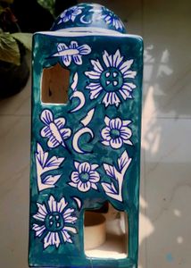 Decorative Tealight Holder with Floral Design
