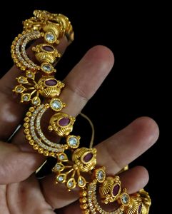 Elegant Gold-Plated Temple Necklace