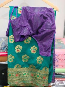 Silk Saree And One Designer Black Sare