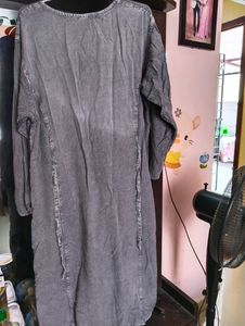 Front Button Top With Viscose Material