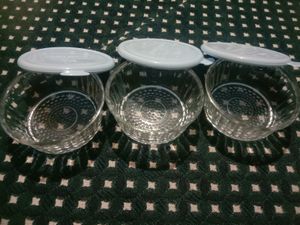 New Glass Container With Lid.