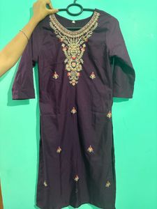 Elegant Embroidered Kurta Set