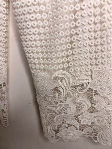 Elegant White Lace Palazzo Pants