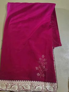 Elegant Pink Saree