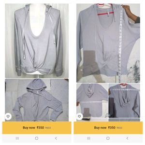 Fabletics Twist Tie Hoodie (Price DROPS)