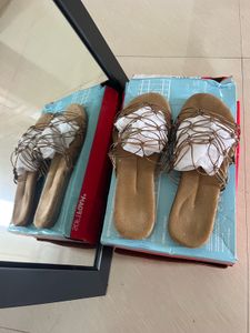 Stylish Brown Woven Sandals