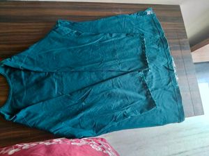 branded Elegant Teal Embroidered tshirt