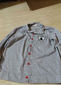 Lamborghini Grey Button-Up Shirt