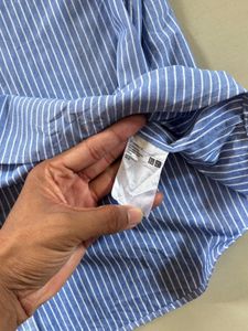pinteresty Uniqlo striped half sleeve shirt