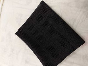 Elegant Black Net Fabric