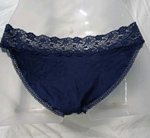⚛️  Navy Lace Trim Briefs