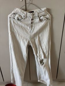 Distressed Light Wash Jeans