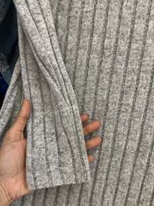 Gray Turtleneck Dress