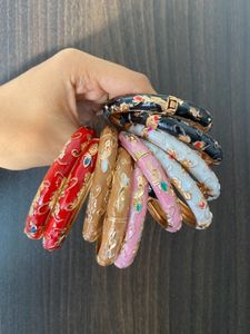 Italian meenakari enamel bangles