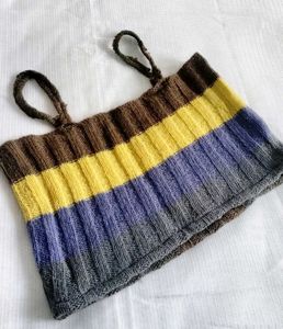 Striped Knit Crop Top 💓