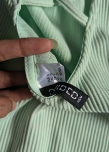 Mint Green Mini Dress - H&amp;M