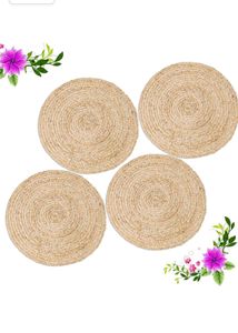 Unused Jute Tablel Mat Set Of 2