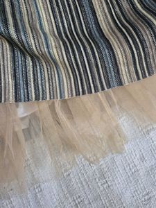 Elegant Striped Party Dress