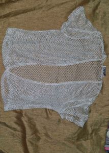 Sheer White Shrug