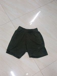 Men's Casual Dark Green Shorts
