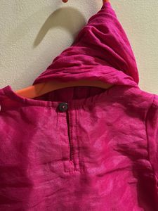 Girls' Embroidered Top &amp; Bottom Set