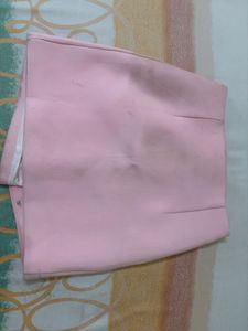Chic Pink Wrap Skirt