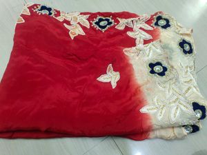 Stunning Red Lehenga Choli with Embellishments