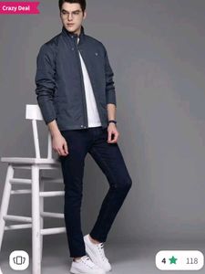 Allen Solly Navy Blue Jacket
