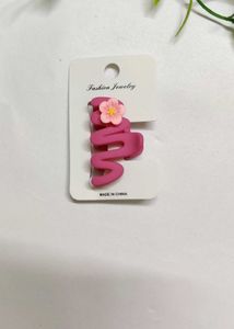Cute Flower Hair Clips Set of 3