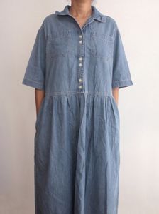 Denim Shirt Dress