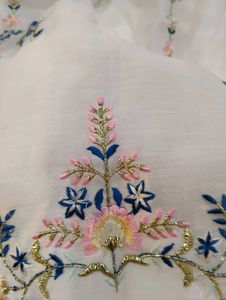 Biba  embroided kurta suit set