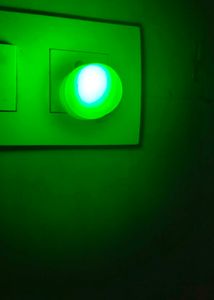 Green night lamp