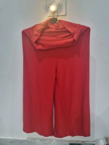 Red Palazzo Pants